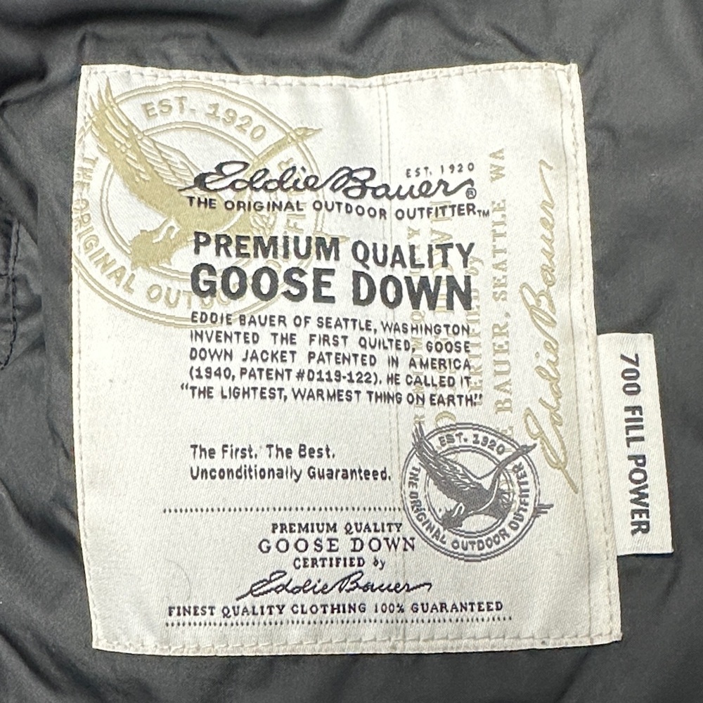 Men’s Eddie Bauer Goose Down Vest - Picture 5 of 6